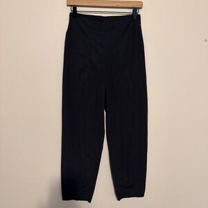 Ischiko lantern leg barrel wide pants black 0 minimalist casual basic elevated